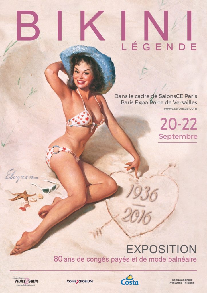 Affiche Expo Bikini Légende