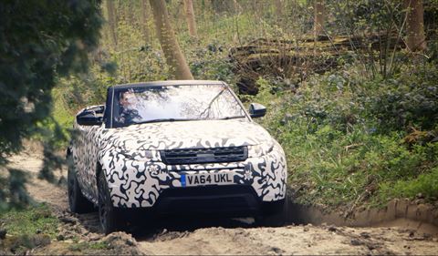 Range_Rover_Evoque_Convertible_testing_at_Eastnor__4__Poster
