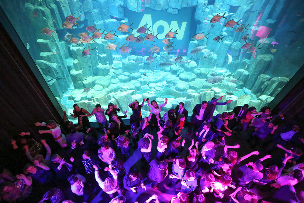 Soirée des voeux Aon France  le 21 janvier 2014 à l'Aquarium de Paris