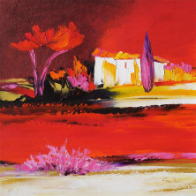 oeuvre-d-art-contemporain-dominique-gaultier-soleil-rouge
